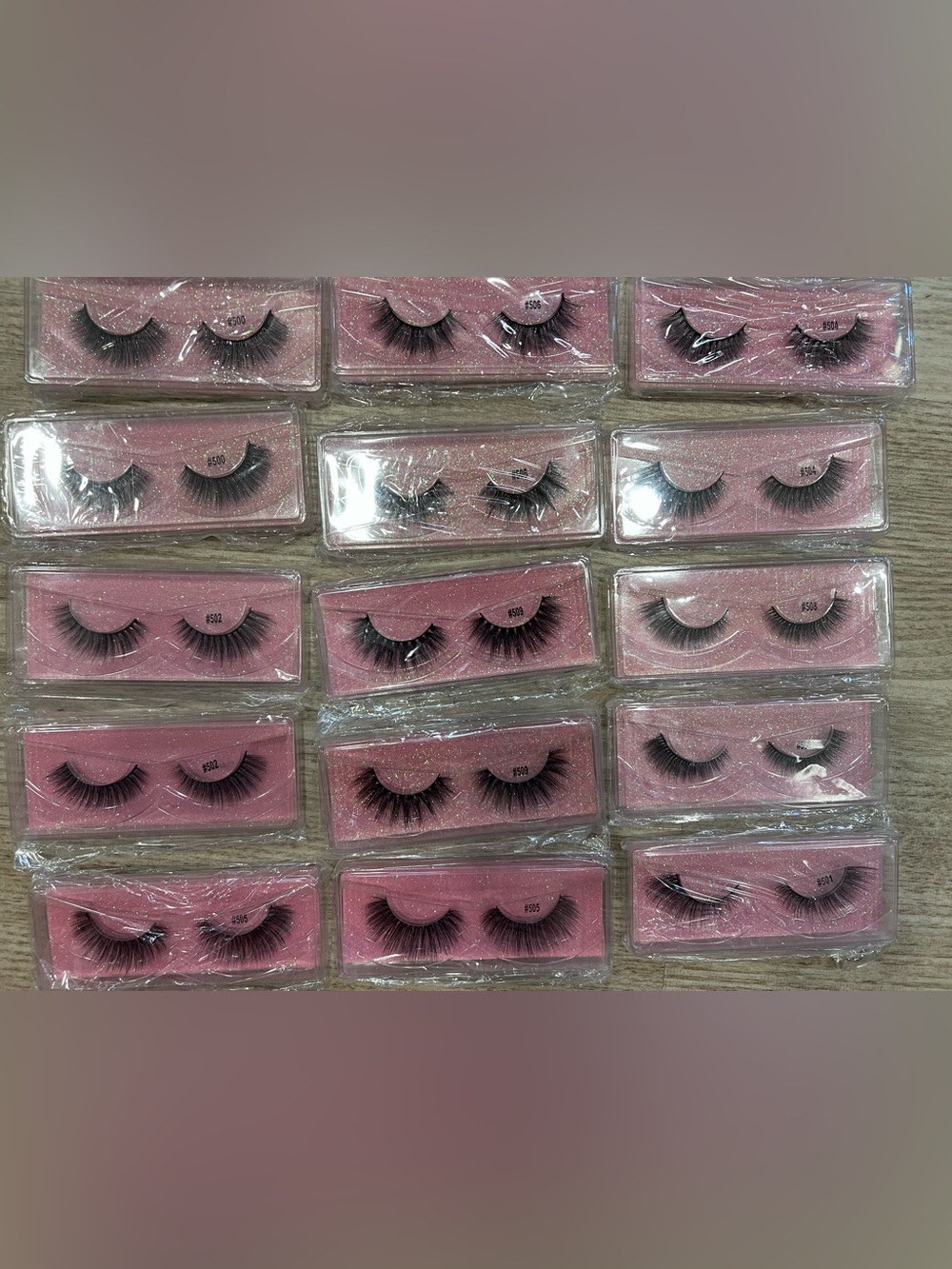 Bundle 15 new mink flasie fake Eyelashes